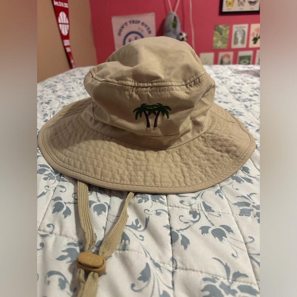 Palm Tree Tan Bucket Hat